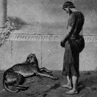 Ζωγραφικός πίνακας: η συνάντηση του Οδυσσέα με τον Άργο